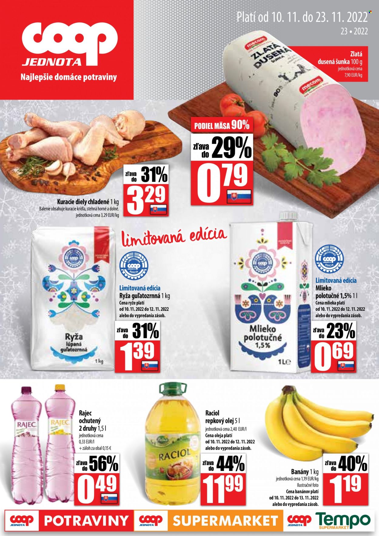 Leták COOP Jednota - 10.11.2022 - 23.11.2022. Strana 1