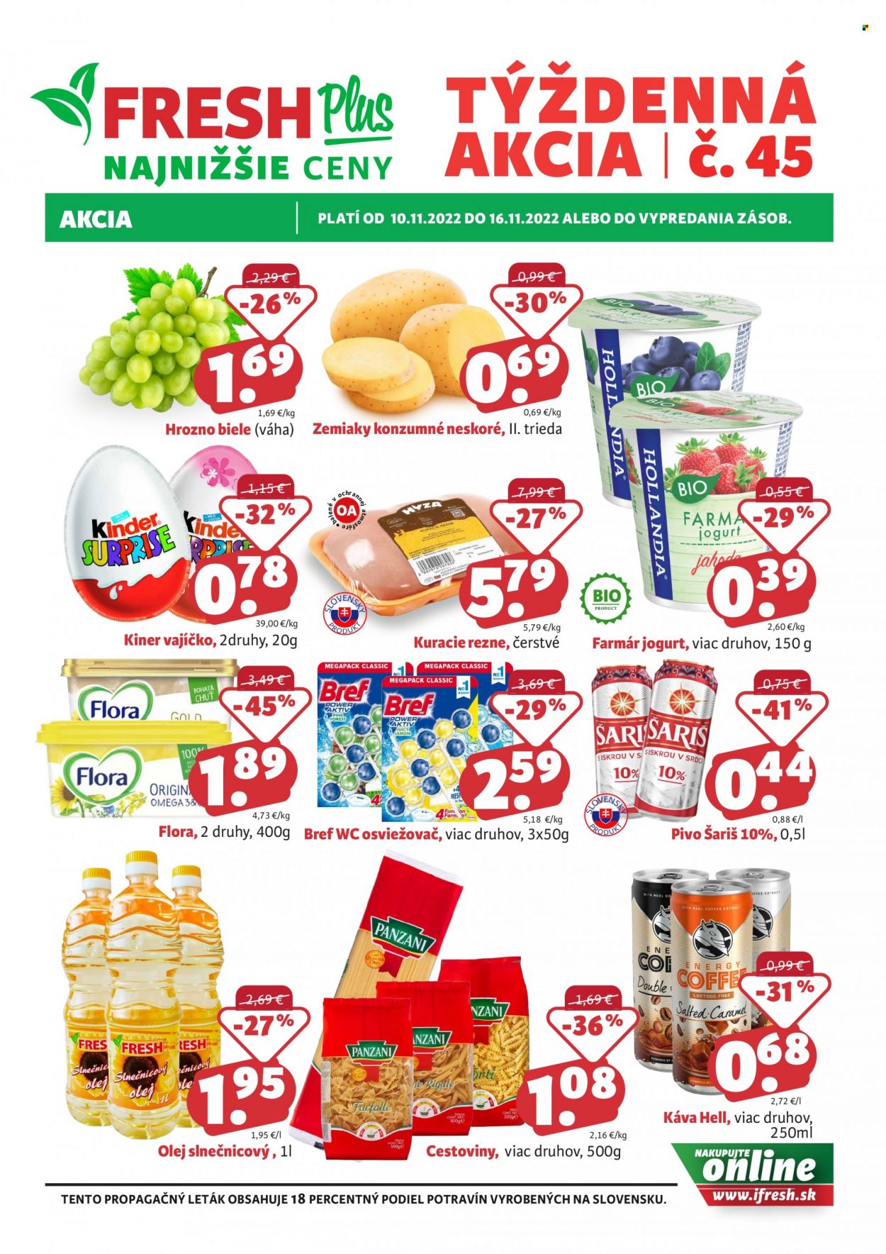Leták FRESH - 10.11.2022 - 16.11.2022. Strana 1