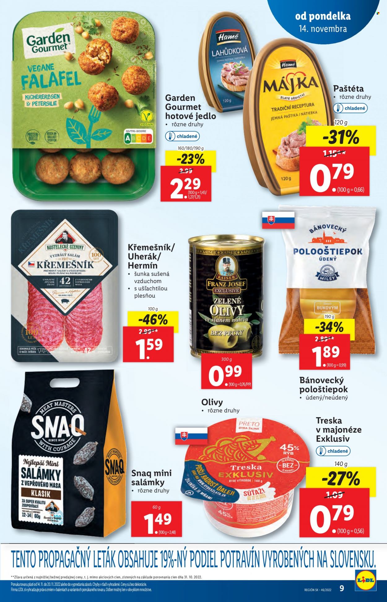 Leták Lidl - 14.11.2022 - 20.11.2022. Strana 9