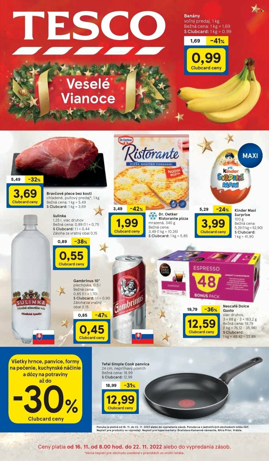 Leták TESCO - 16.11.2022 - 22.11.2022. Strana 1