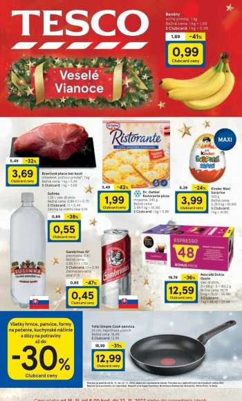 Leták TESCO - 16.11.2022 - 22.11.2022.