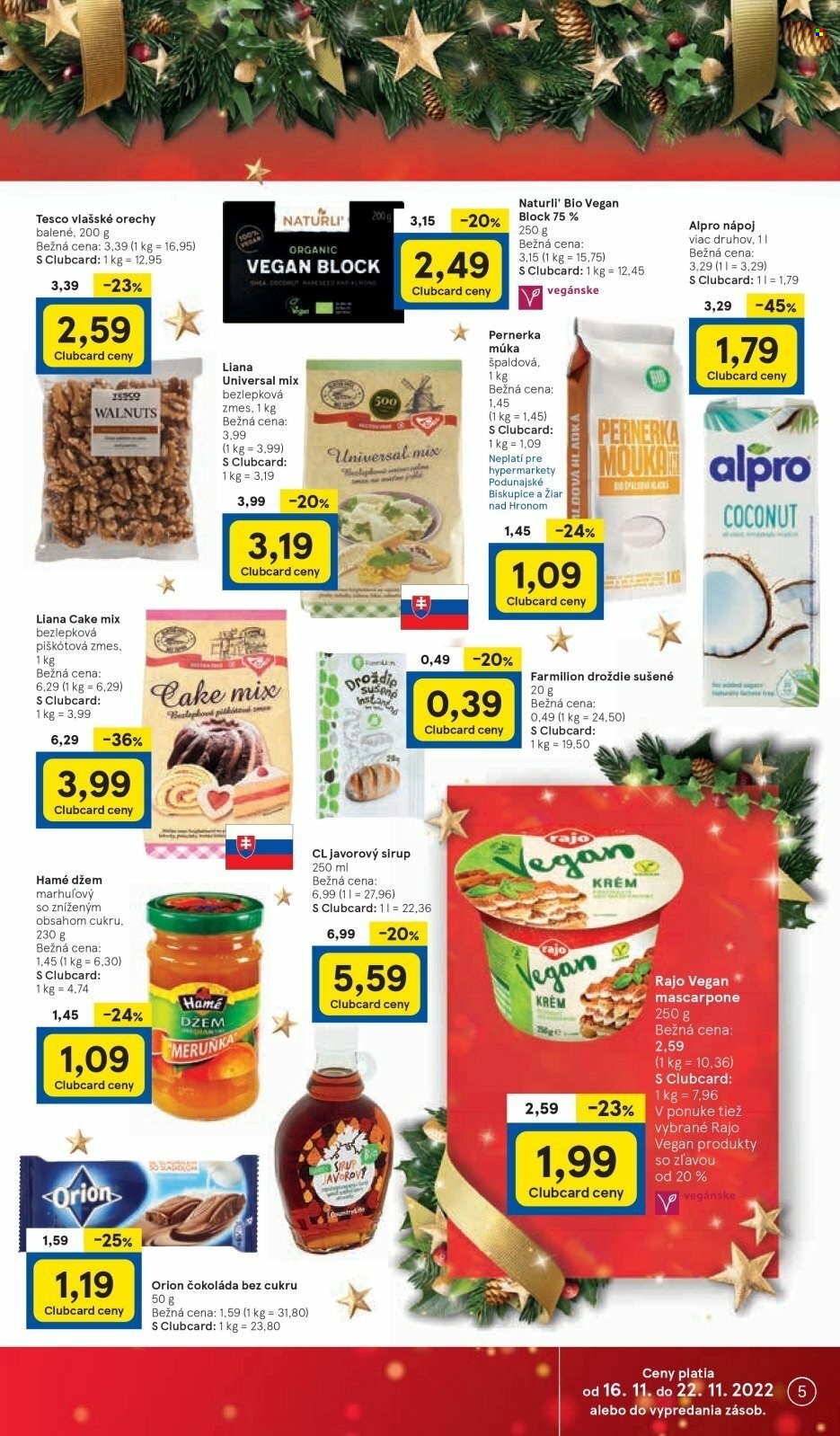 Leták TESCO - 16.11.2022 - 22.11.2022. Strana 5