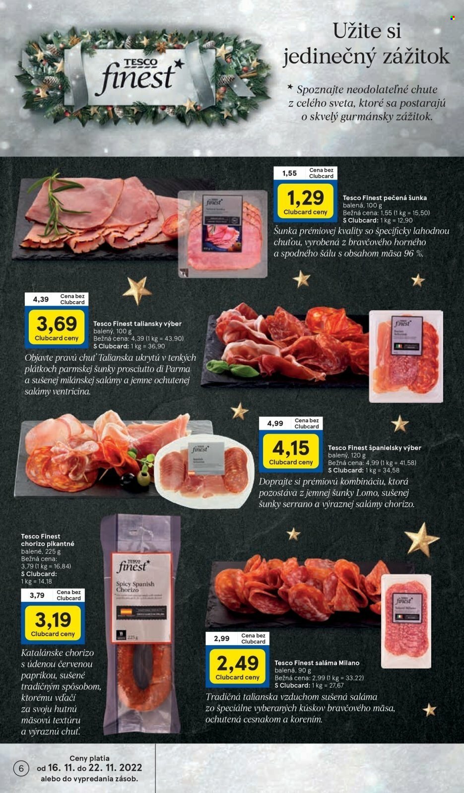 Leták TESCO - 16.11.2022 - 22.11.2022. Strana 6