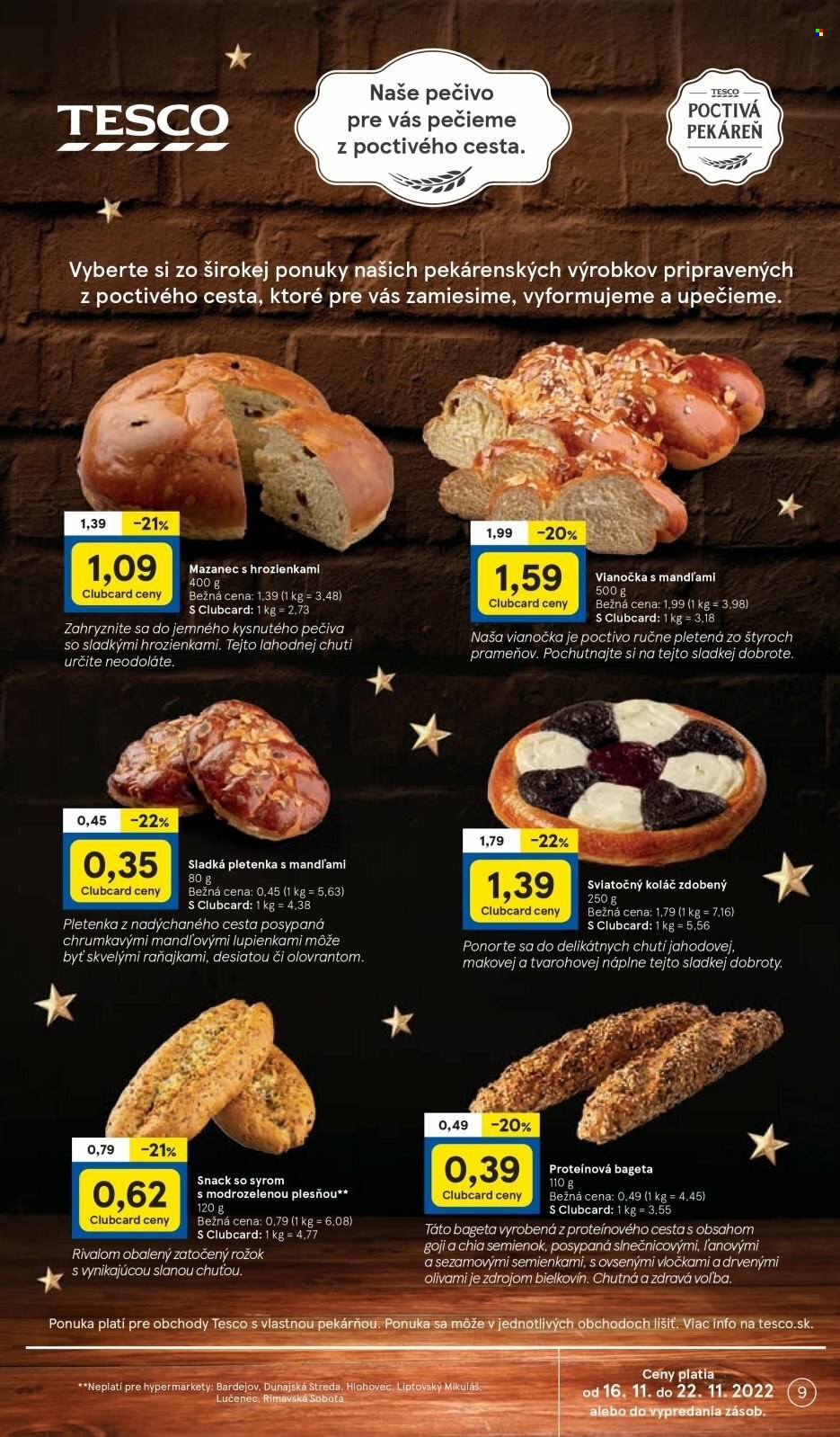 Leták TESCO - 16.11.2022 - 22.11.2022. Strana 9