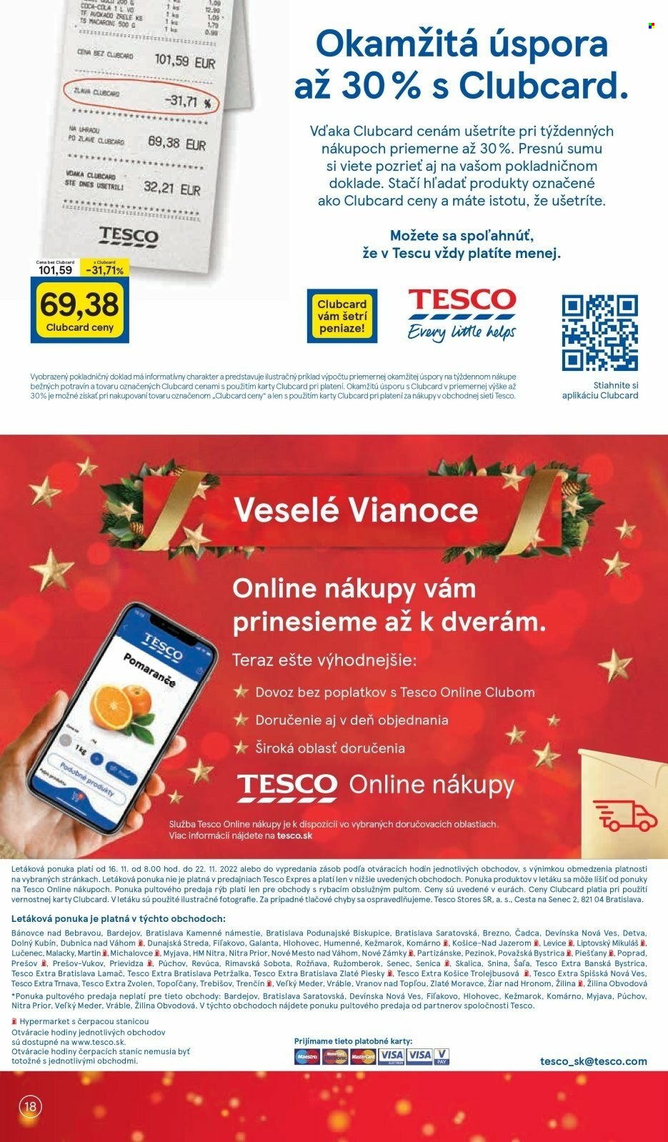 Leták TESCO - 16.11.2022 - 22.11.2022. Strana 18