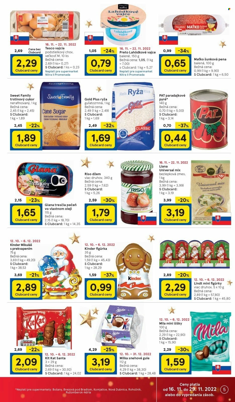 Leták TESCO supermarket - 16.11.2022 - 22.11.2022. Strana 5