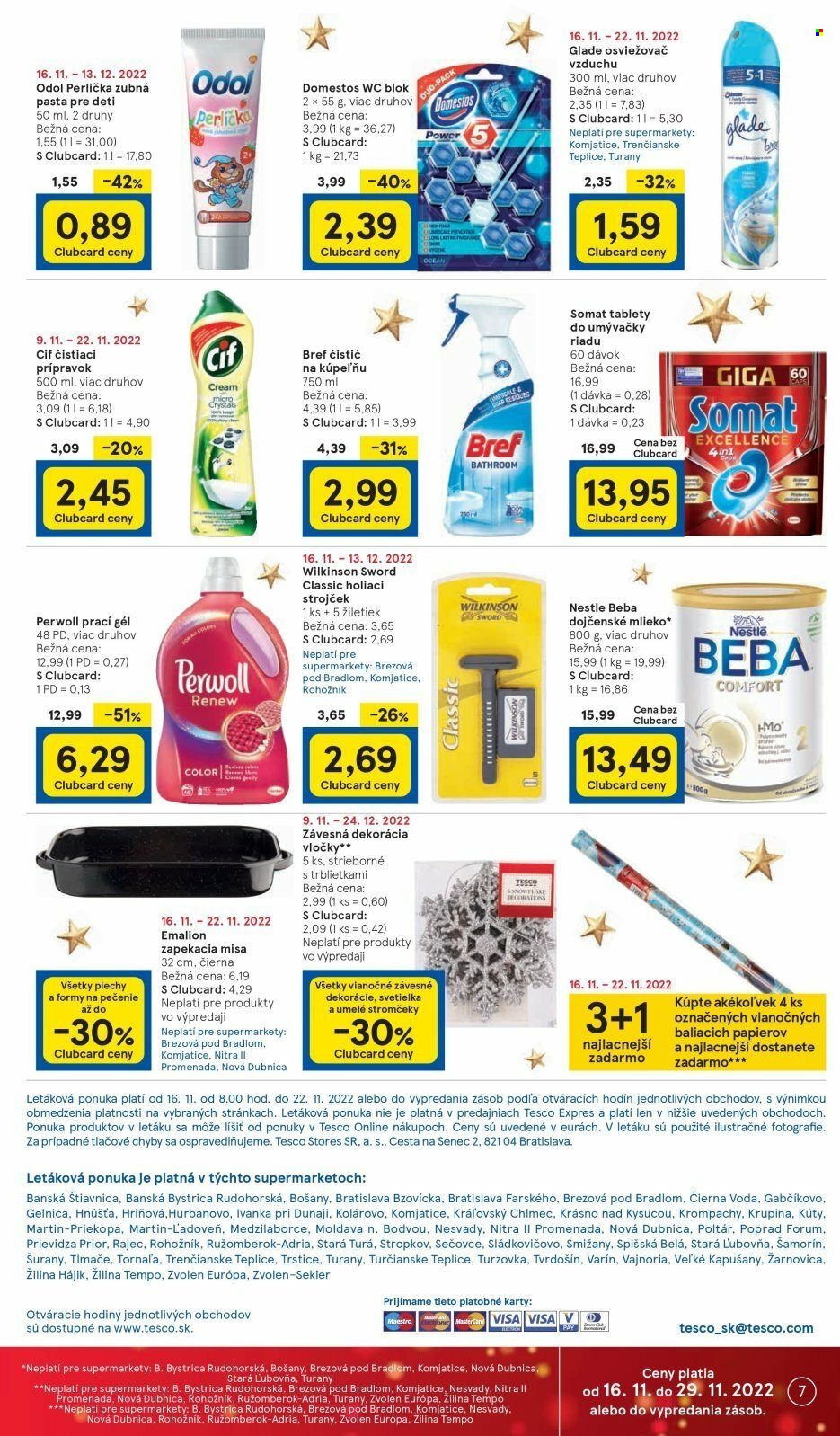 Leták TESCO supermarket - 16.11.2022 - 22.11.2022. Strana 7