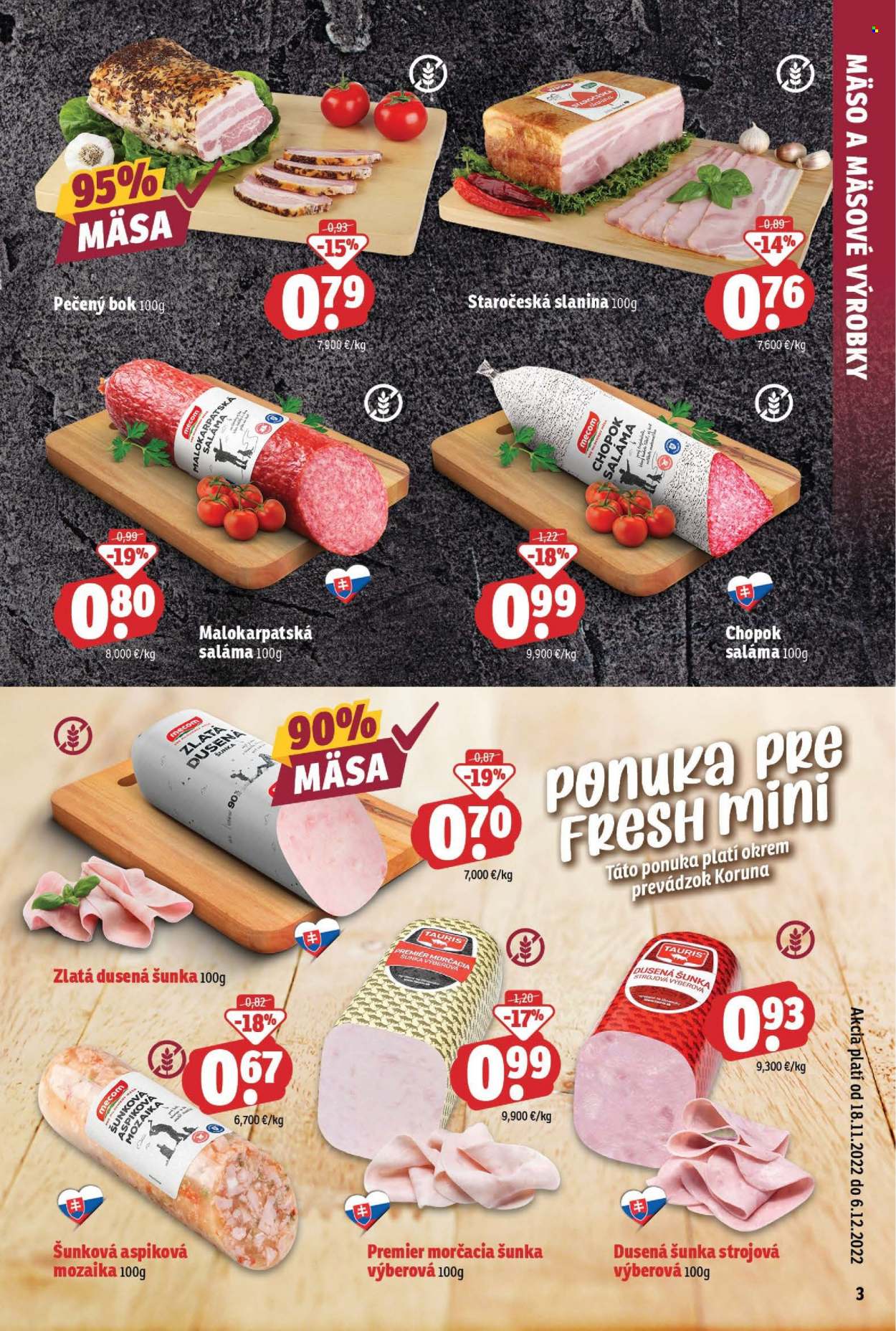 Leták FRESH - 18.11.2022 - 6.12.2022. Strana 3