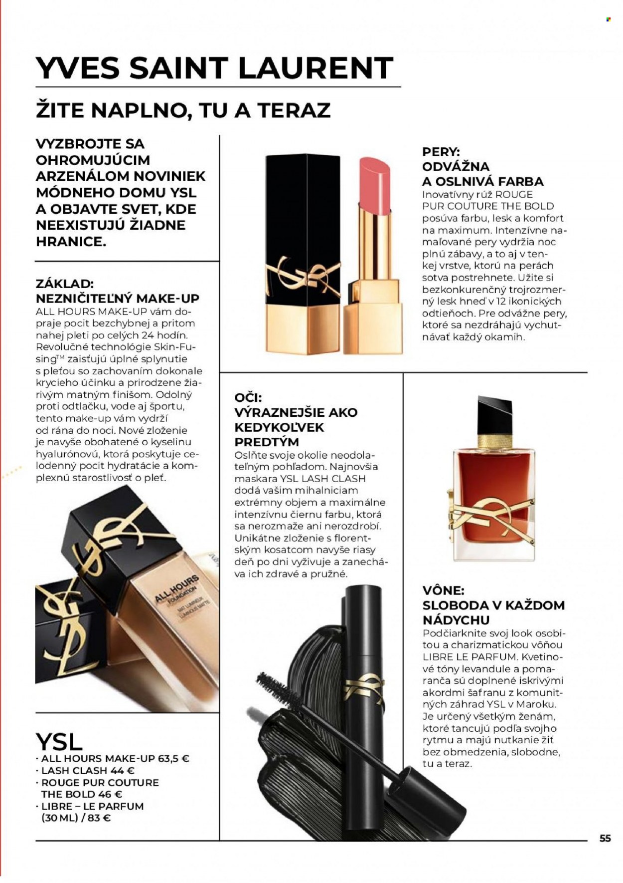 thumbnail - Leták Marionnaud - Produkty v akcii - rúž, make-up, maskara, parfum. Strana 55.