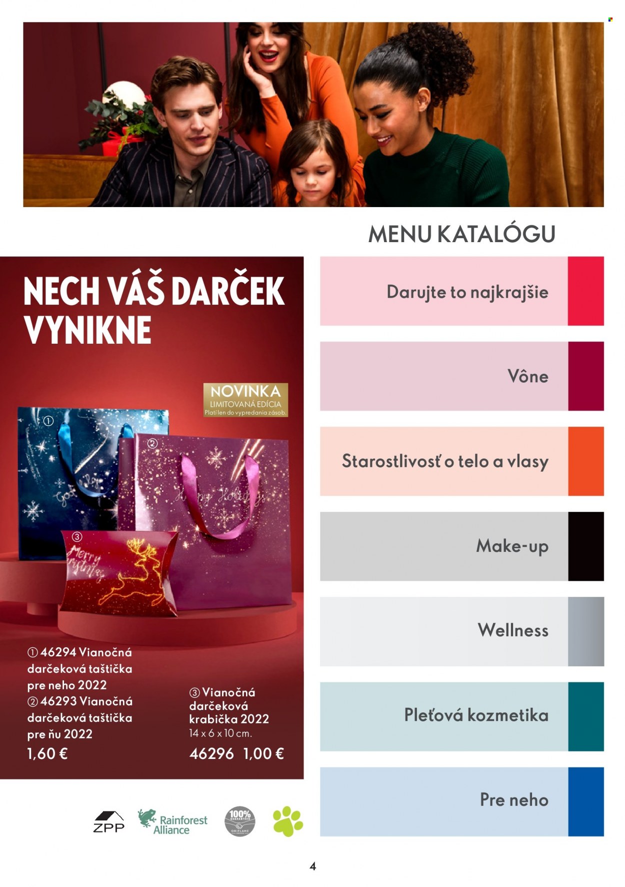 Leták Oriflame - 16.11.2022 - 6.12.2022. Strana 4