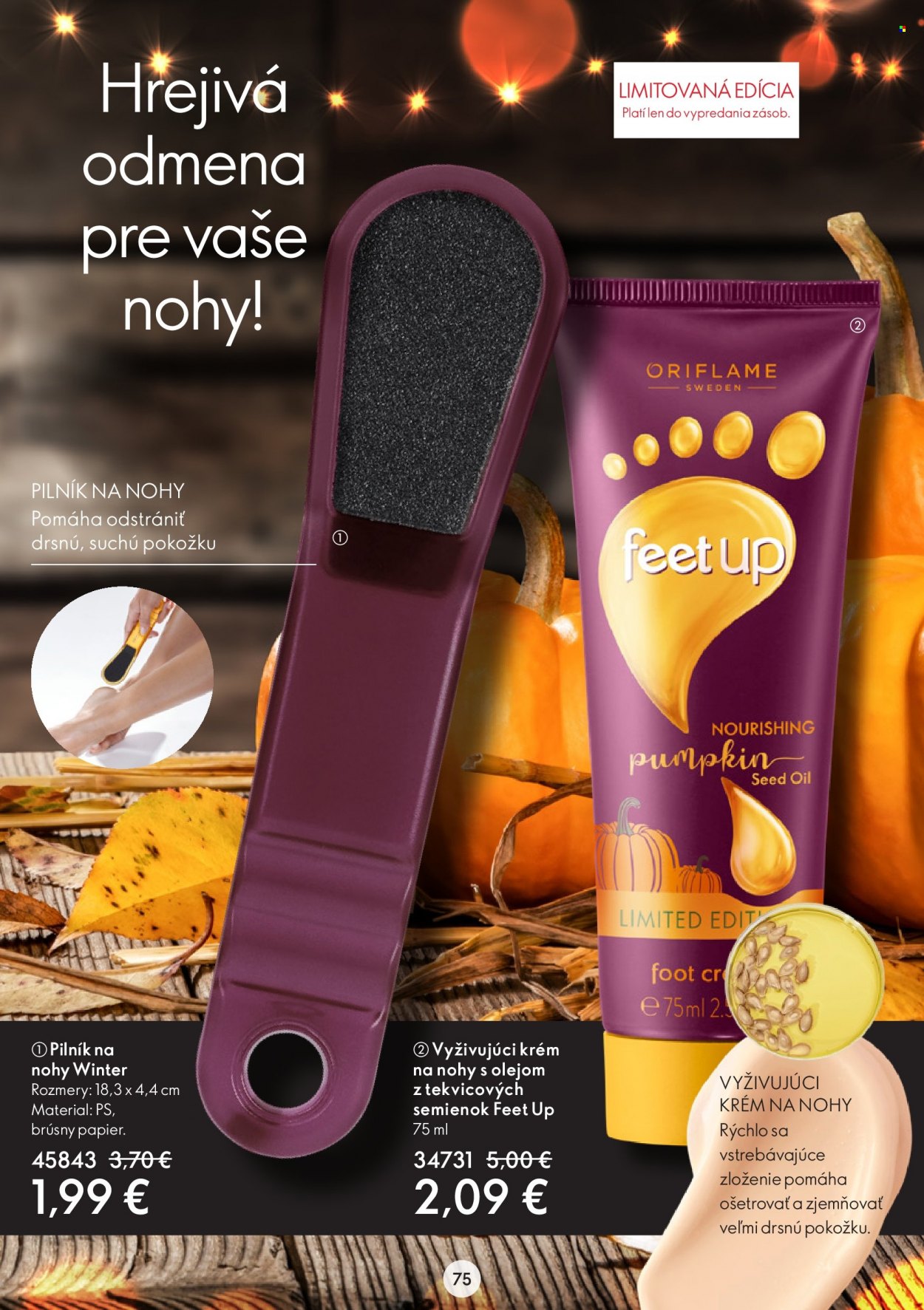 Leták Oriflame - 16.11.2022 - 6.12.2022. Strana 75