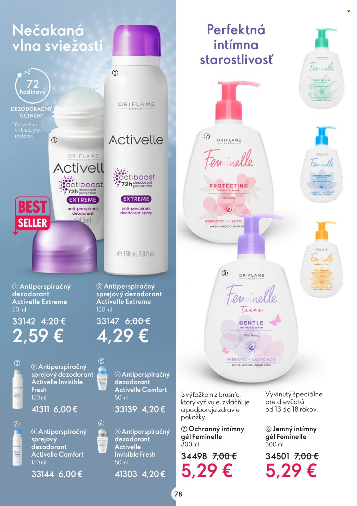 Leták Oriflame - 16.11.2022 - 6.12.2022. Strana 78
