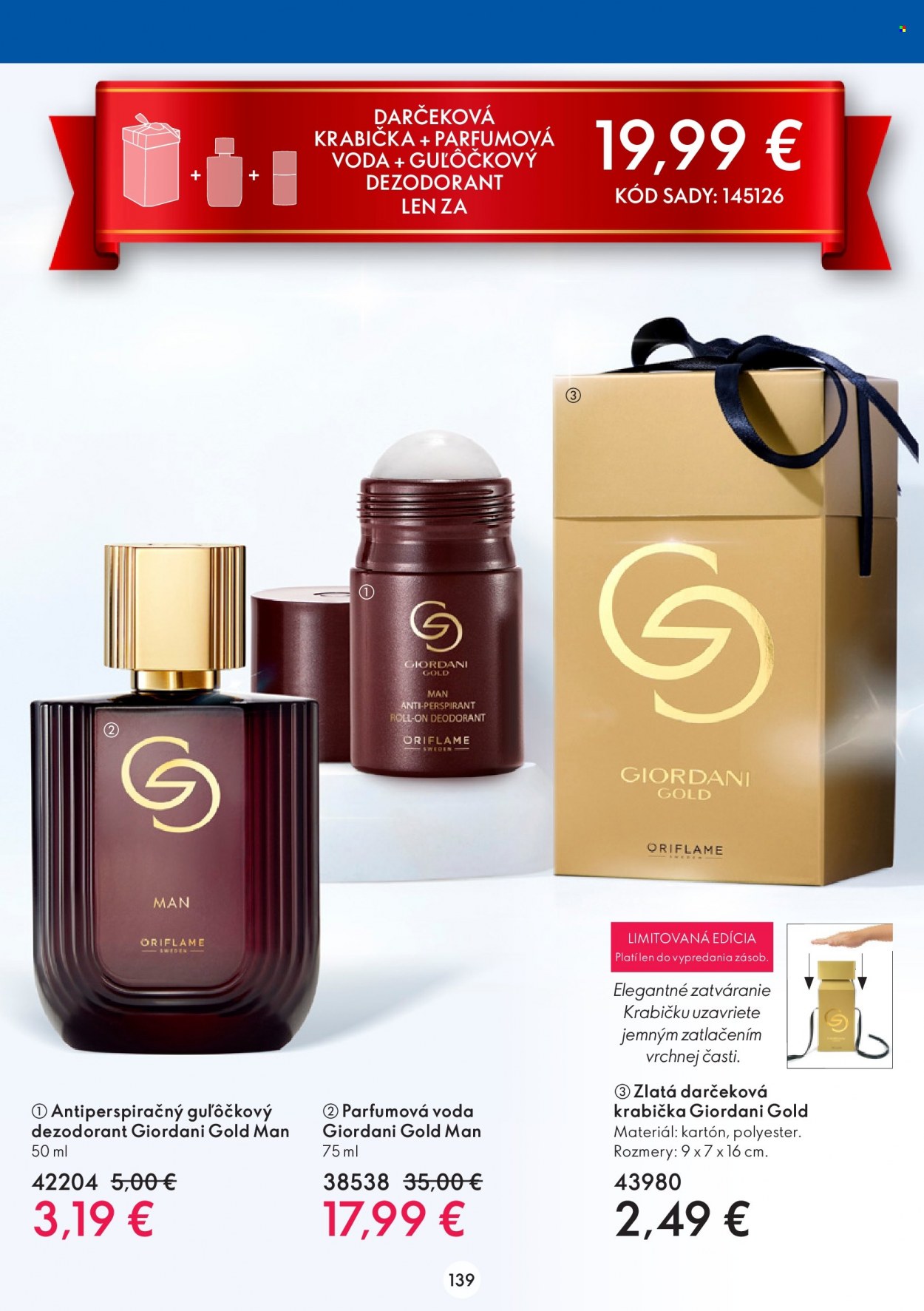 Leták Oriflame - 16.11.2022 - 6.12.2022. Strana 139