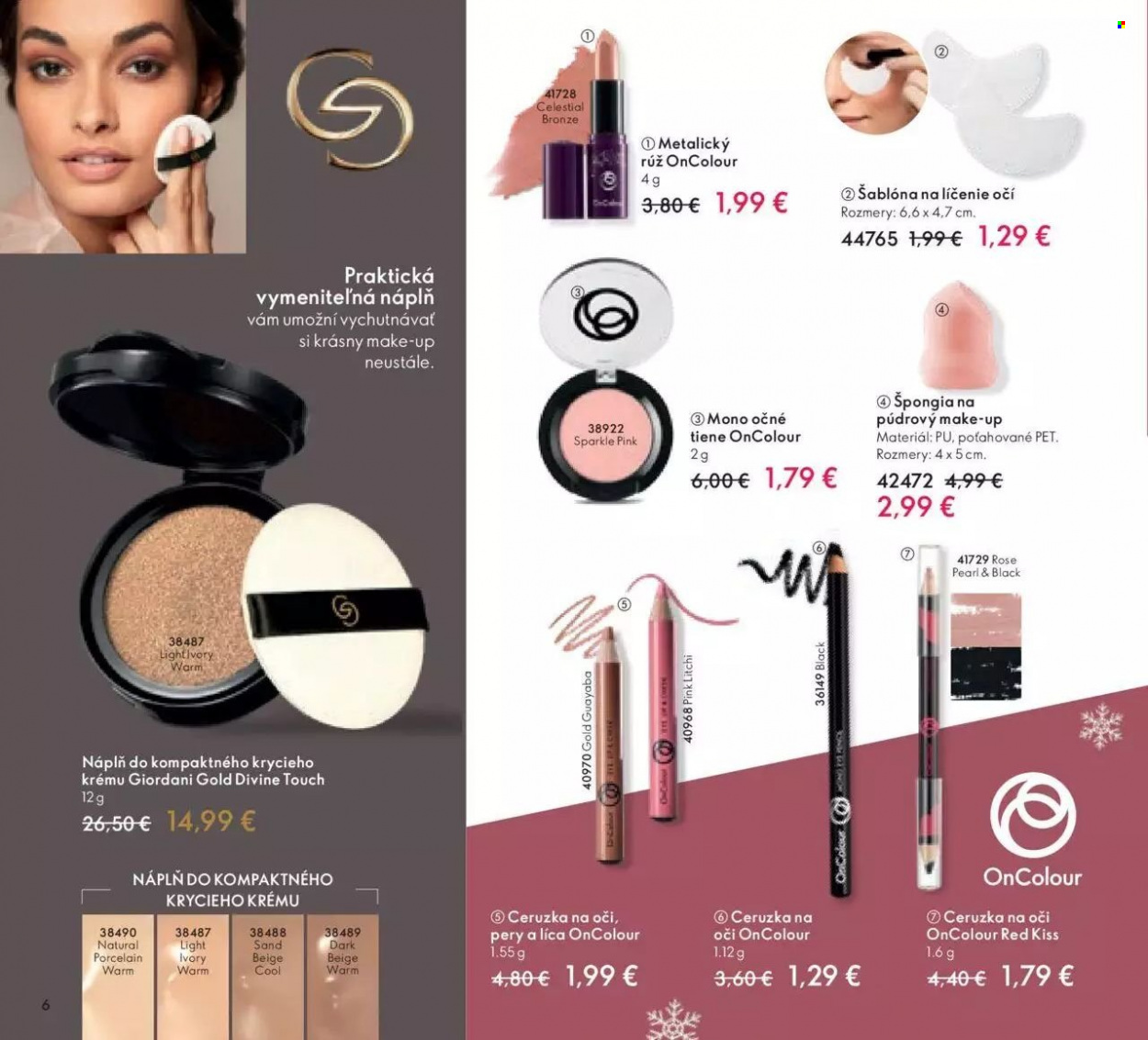 Leták Oriflame - 16.11.2022 - 6.12.2022. Strana 6