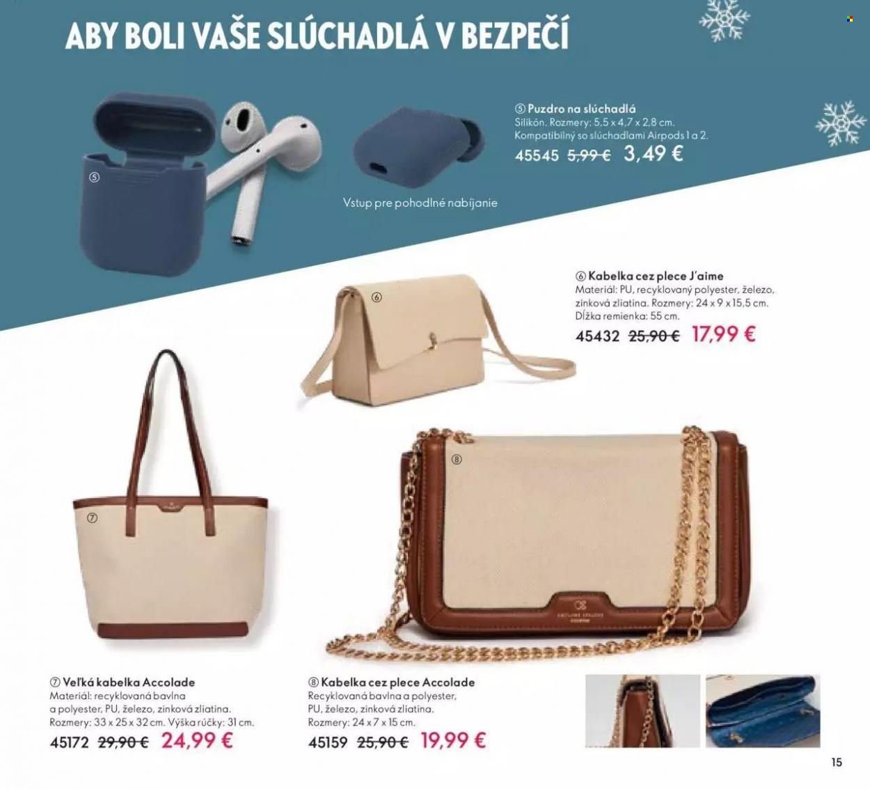 Leták Oriflame - 16.11.2022 - 6.12.2022. Strana 15