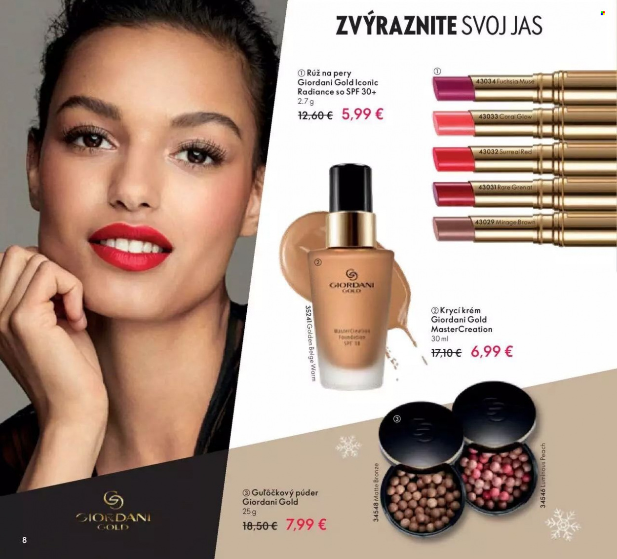 Leták Oriflame - 7.12.2022 - 27.12.2022. Strana 8