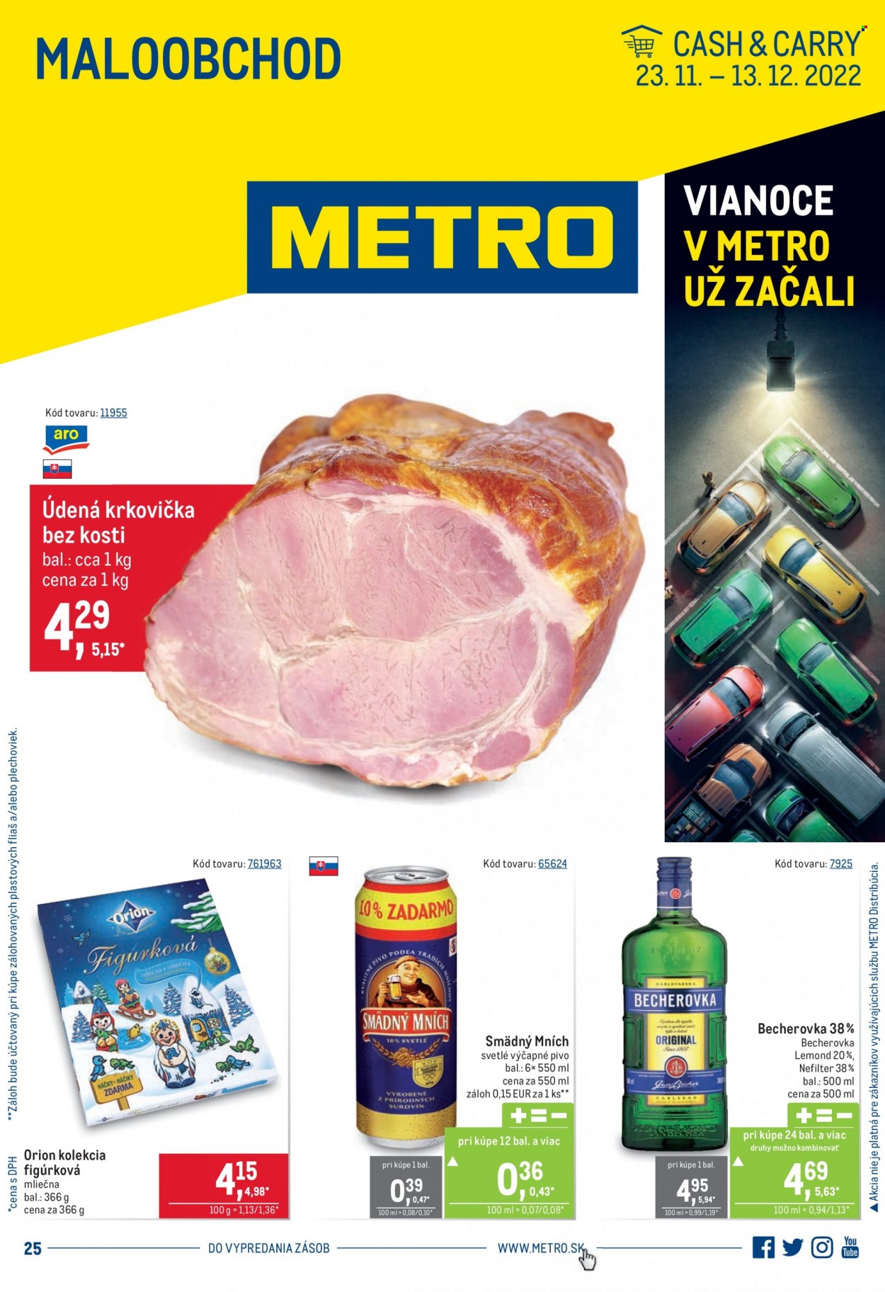 Leták Metro - 23.11.2022 - 13.12.2022. Strana 1