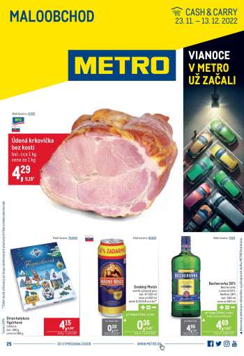 Leták Metro - 23.11.2022 - 13.12.2022.