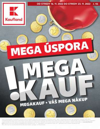 Leták Kaufland - 16.11.2022 - 23.11.2022.