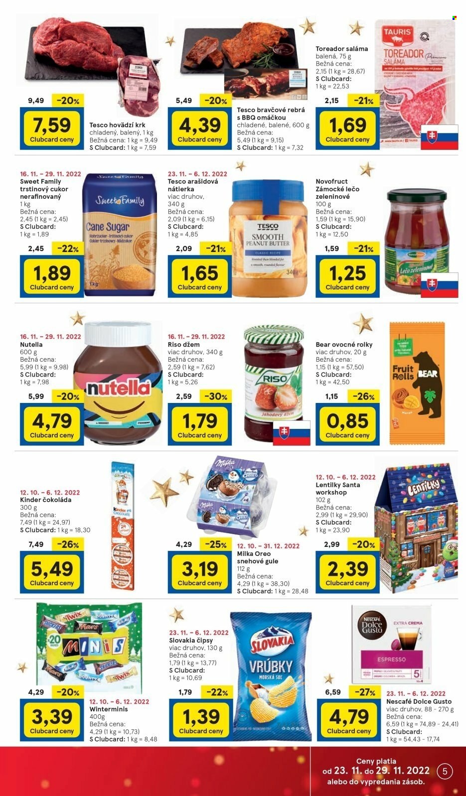 Leták TESCO supermarket - 23.11.2022 - 29.11.2022. Strana 5