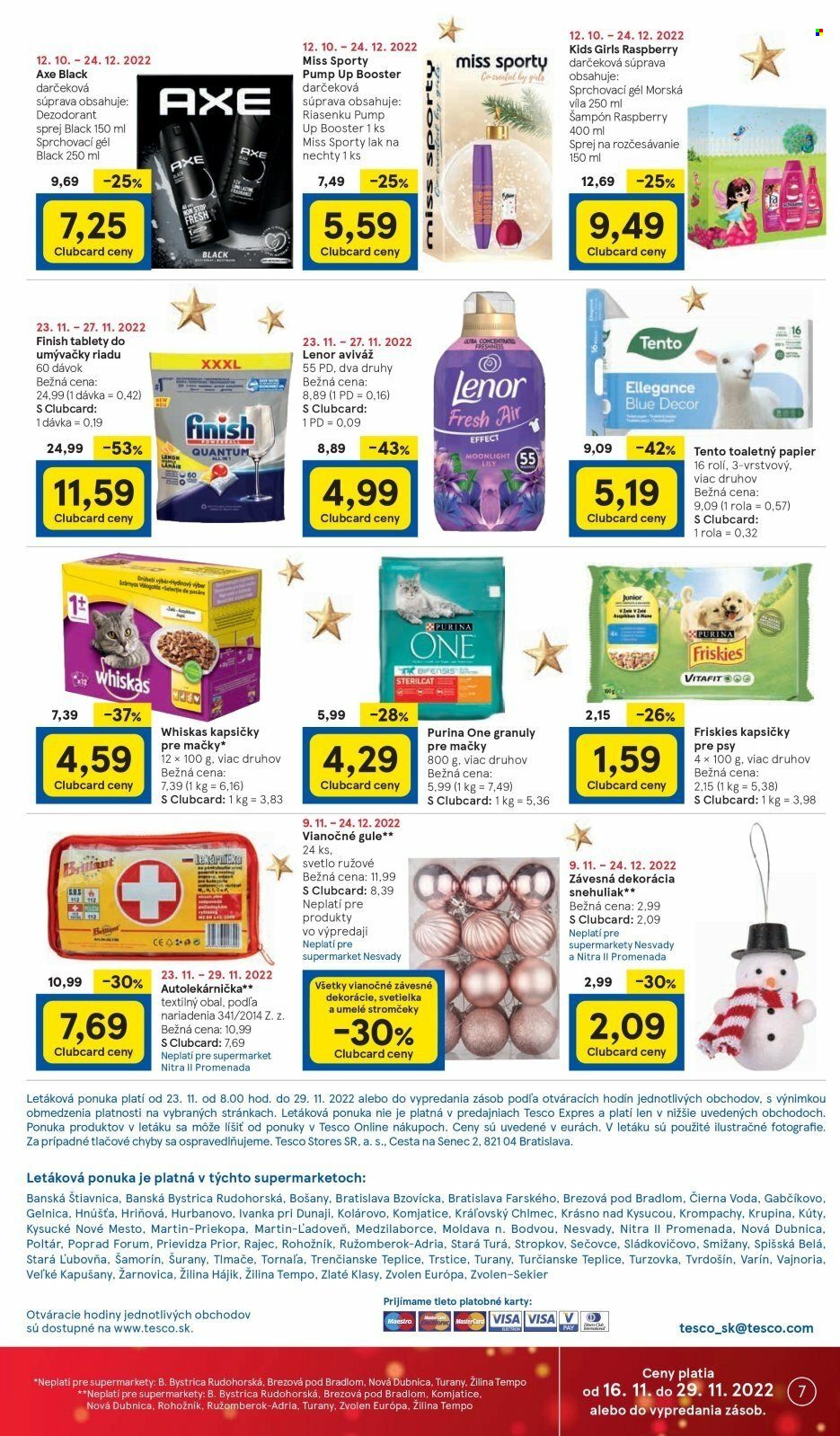 Leták TESCO supermarket - 23.11.2022 - 29.11.2022. Strana 7