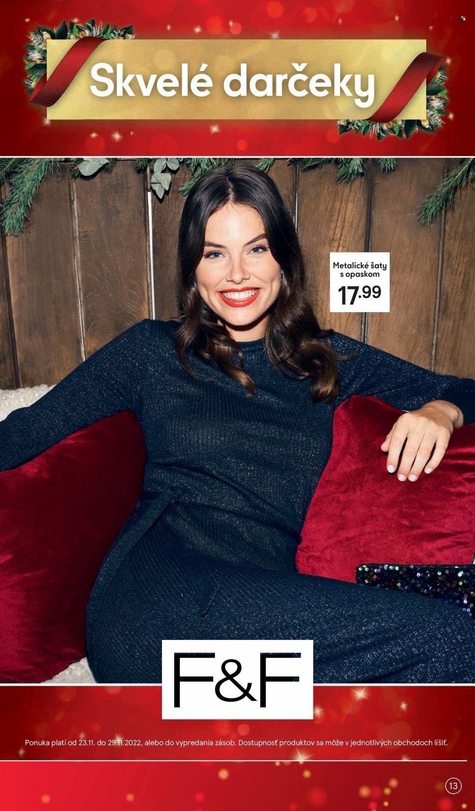 Leták TESCO - 23.11.2022 - 29.11.2022. Strana 13