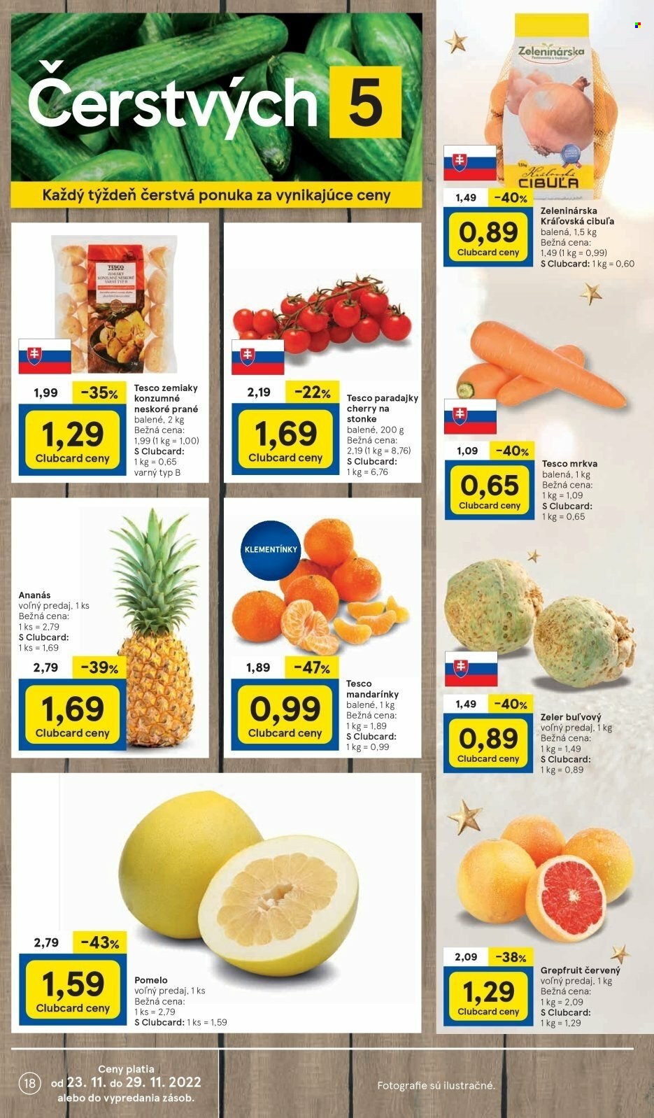 Leták TESCO - 23.11.2022 - 29.11.2022. Strana 18
