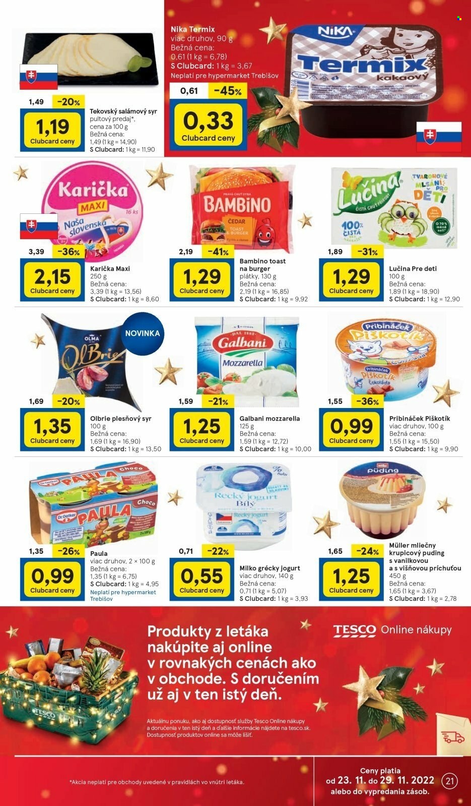 Leták TESCO - 23.11.2022 - 29.11.2022. Strana 21