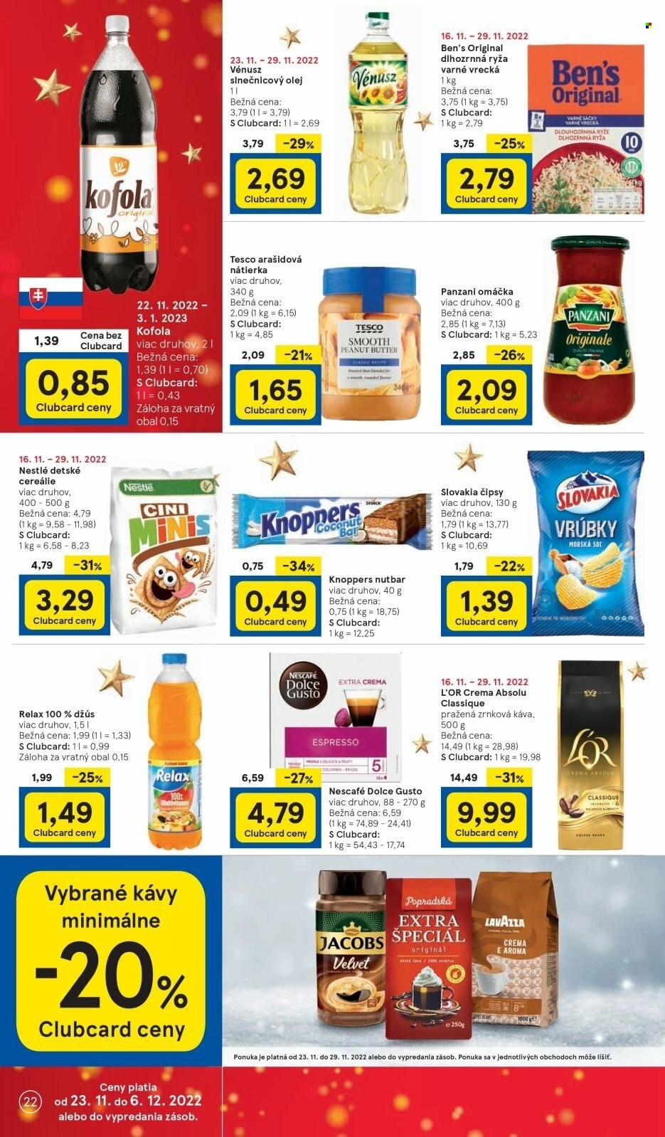 Leták TESCO - 23.11.2022 - 29.11.2022. Strana 22