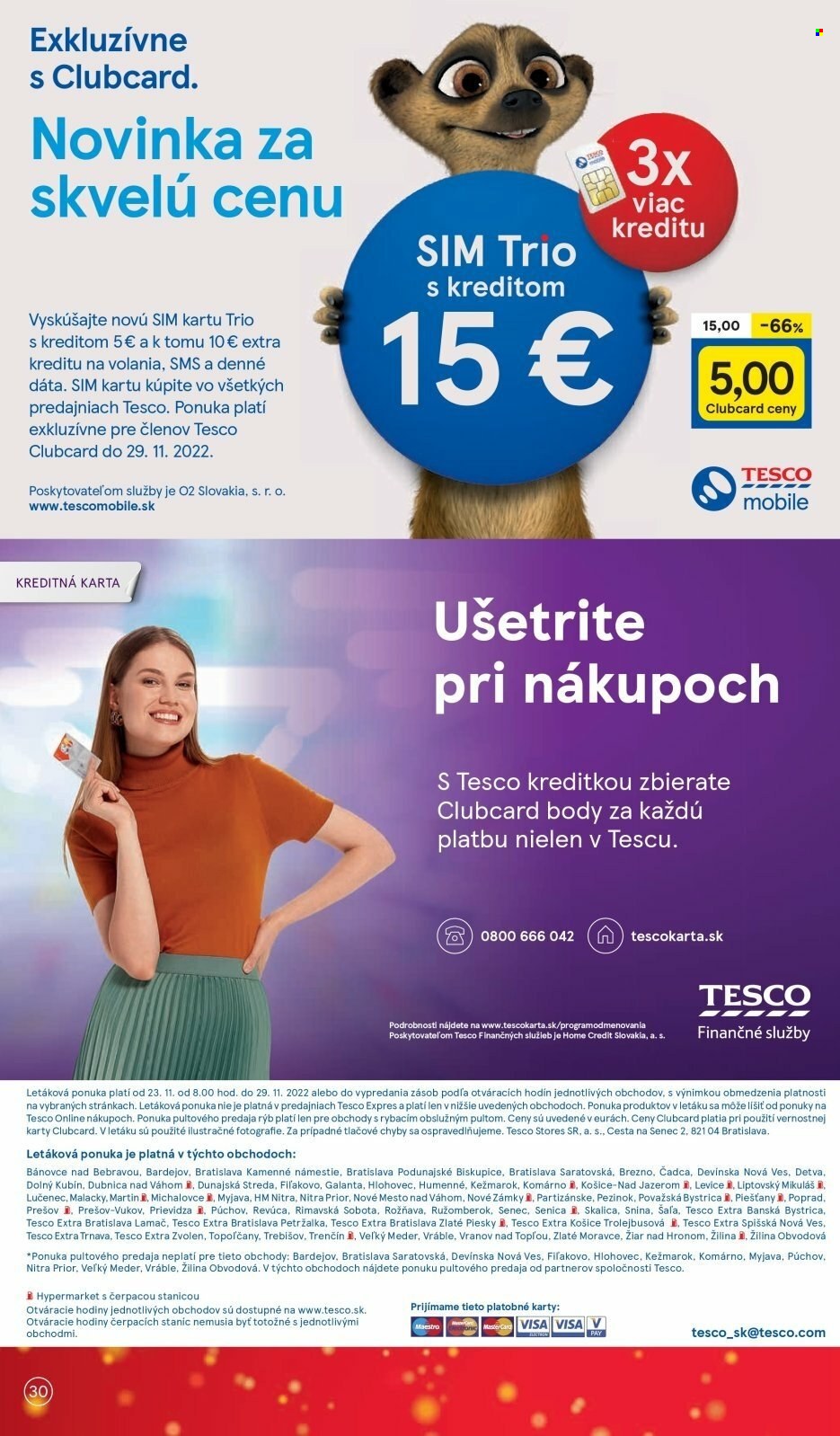Leták TESCO - 23.11.2022 - 29.11.2022. Strana 30