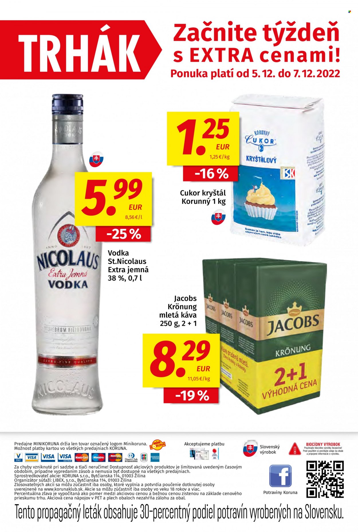 Leták Potraviny KORUNA - 19.11.2022 - 7.12.2022. Strana 16