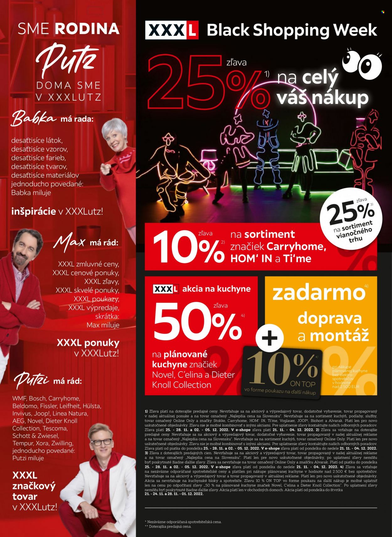 Leták XXXLutz - 21.11.2022 - 4.12.2022. Strana 2