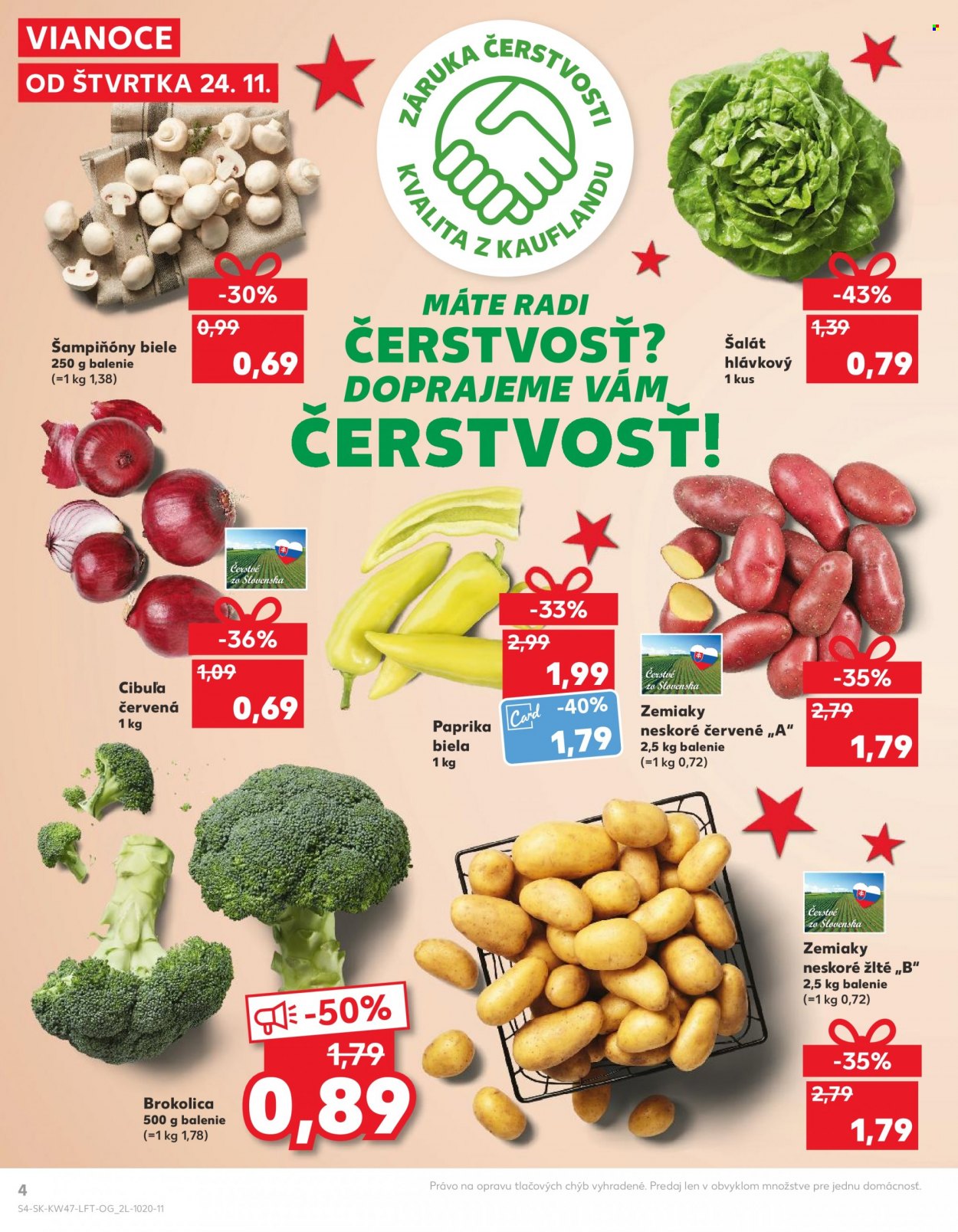 Leták Kaufland - 24.11.2022 - 30.11.2022. Strana 4