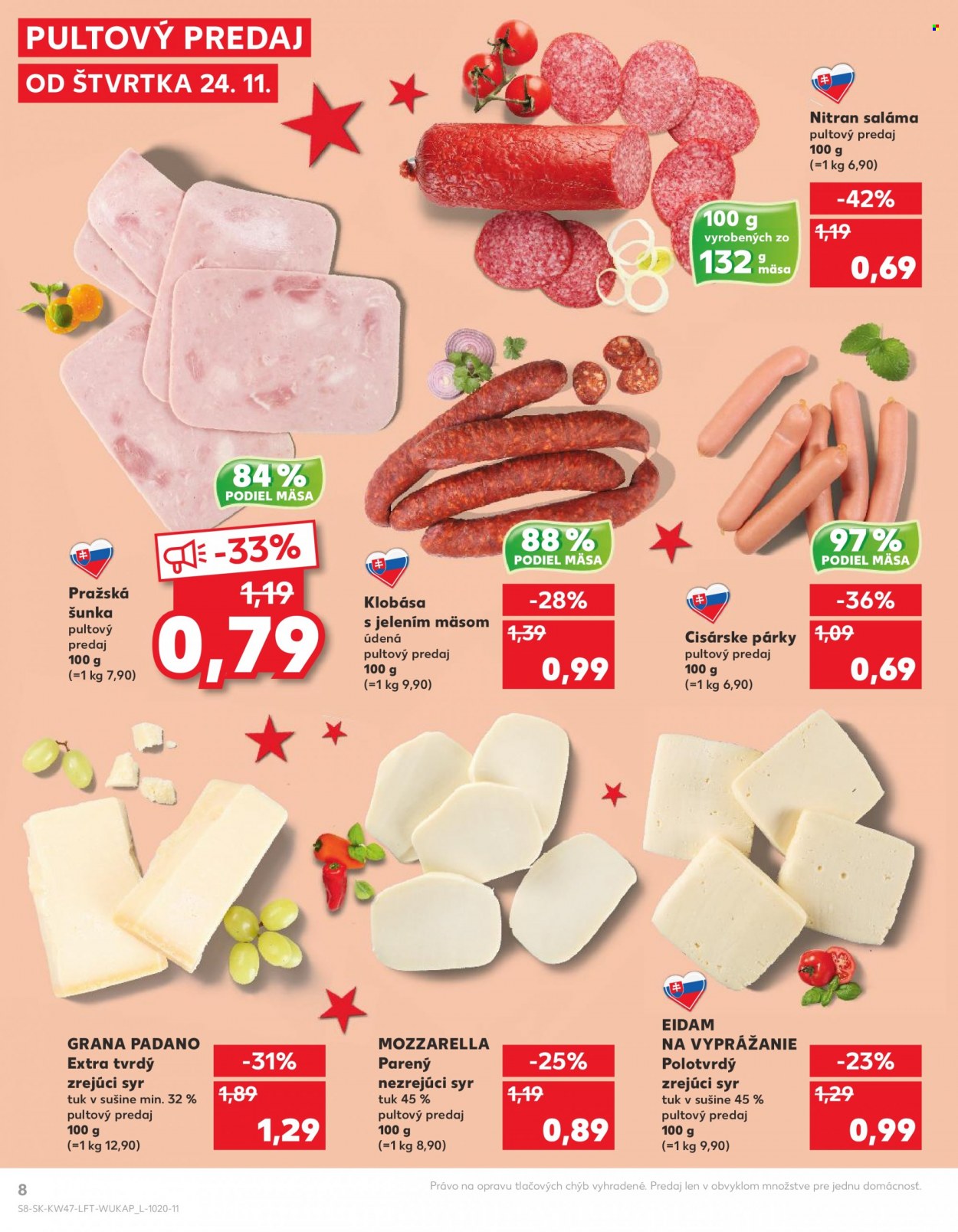 Leták Kaufland - 24.11.2022 - 30.11.2022. Strana 8