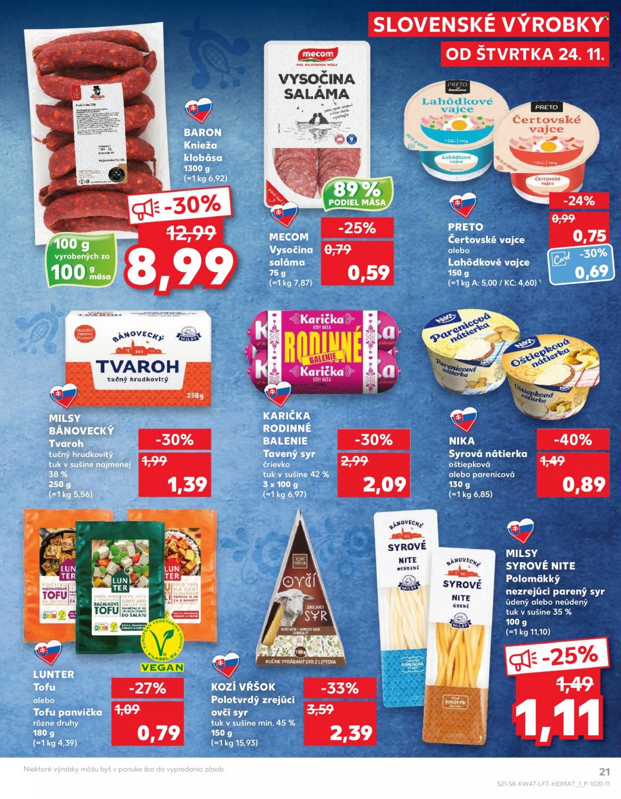 Leták Kaufland - 24.11.2022 - 30.11.2022. Strana 21