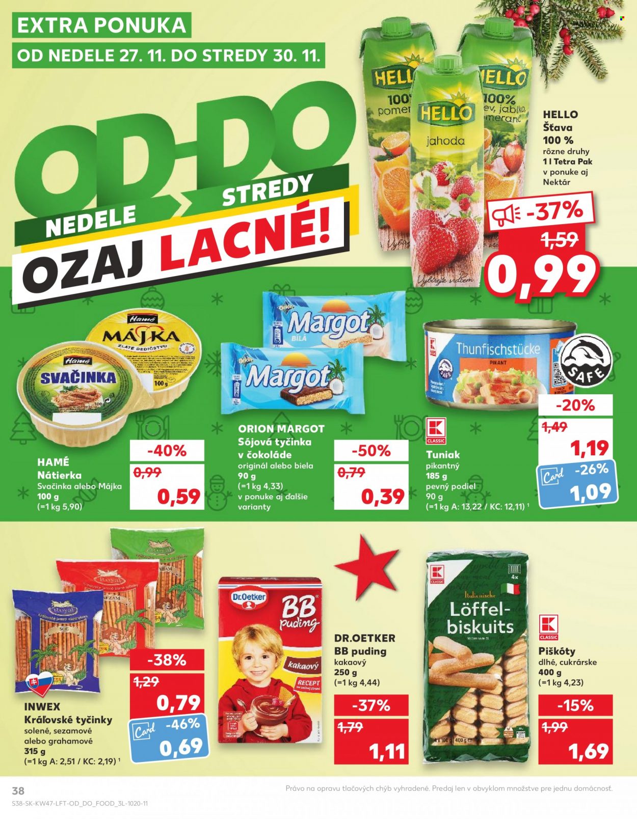 Leták Kaufland - 24.11.2022 - 30.11.2022. Strana 38