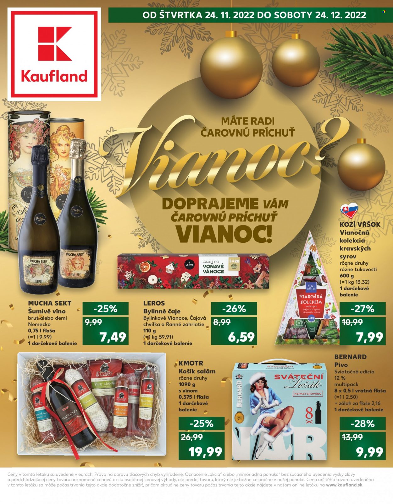 Leták Kaufland - 24.11.2022 - 24.12.2022. Strana 1