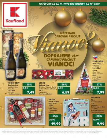 Leták Kaufland - 24.11.2022 - 24.12.2022.