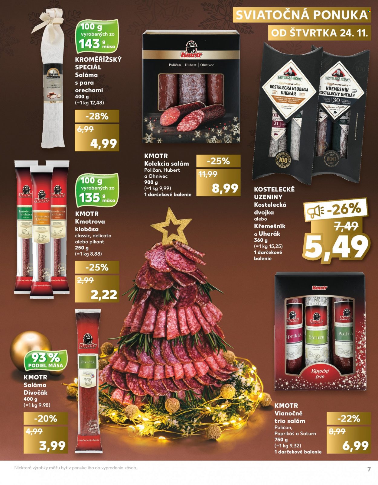 Leták Kaufland - 24.11.2022 - 24.12.2022. Strana 7