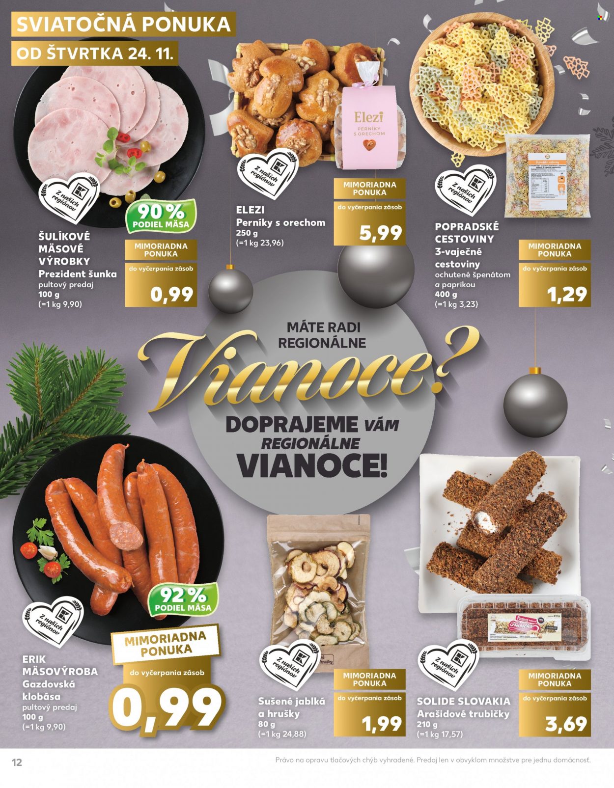 Leták Kaufland - 24.11.2022 - 24.12.2022. Strana 12