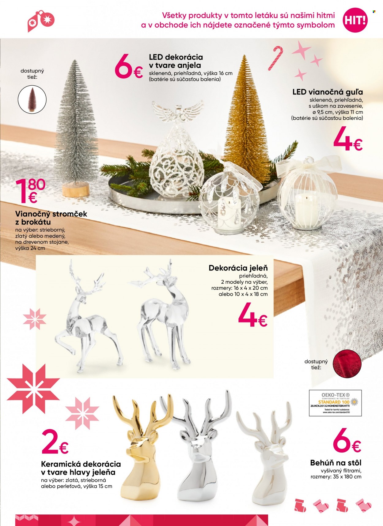 thumbnail - Leták Pepco - 24.11.2022 - 30.11.2022 - Produkty v akcii - vianočná dekorácia, vianočný stromček, dekorácie, prestieranie, LED dekorácia, vianočné gule. Strana 7.