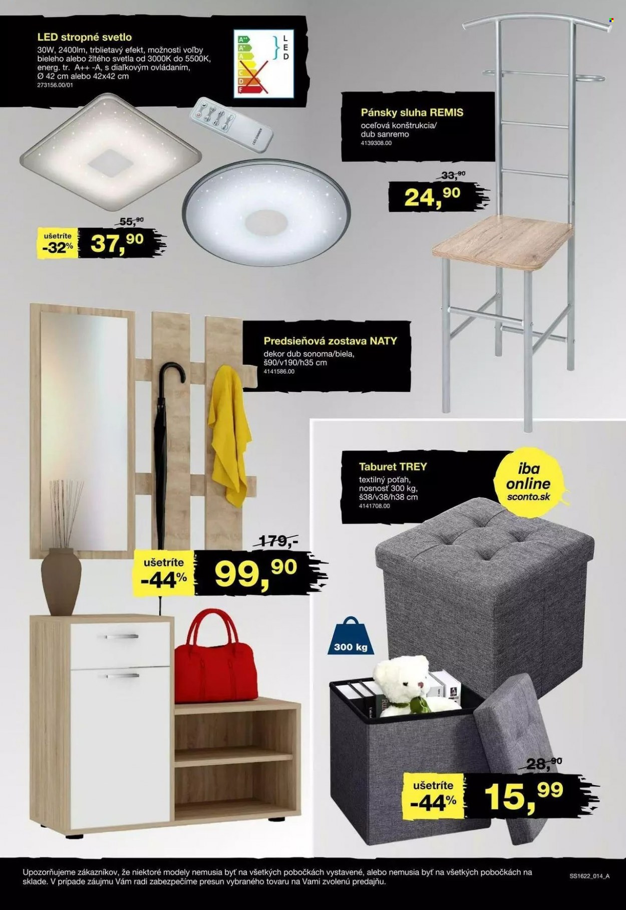 Leták Sconto nábytok - 14.11.2022 - 30.11.2022. Strana 14