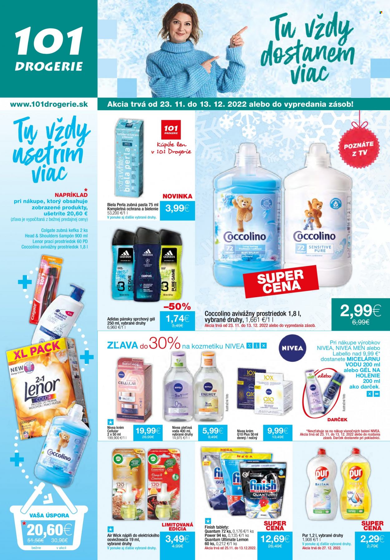 Leták 101 Drogerie - 23.11.2022 - 13.12.2022. Strana 1