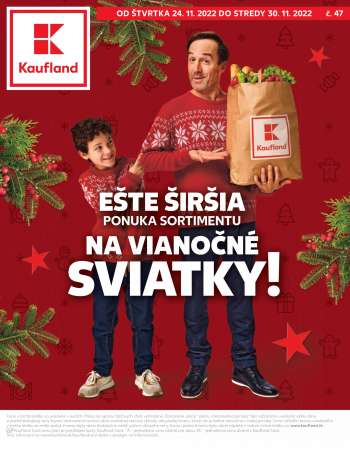 Leták Kaufland - 24.11.2022 - 30.11.2022.
