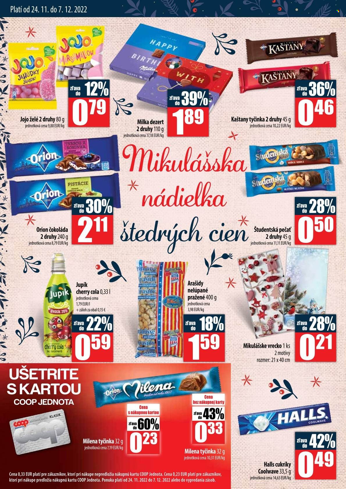 Leták COOP Jednota - 24.11.2022 - 7.12.2022. Strana 10