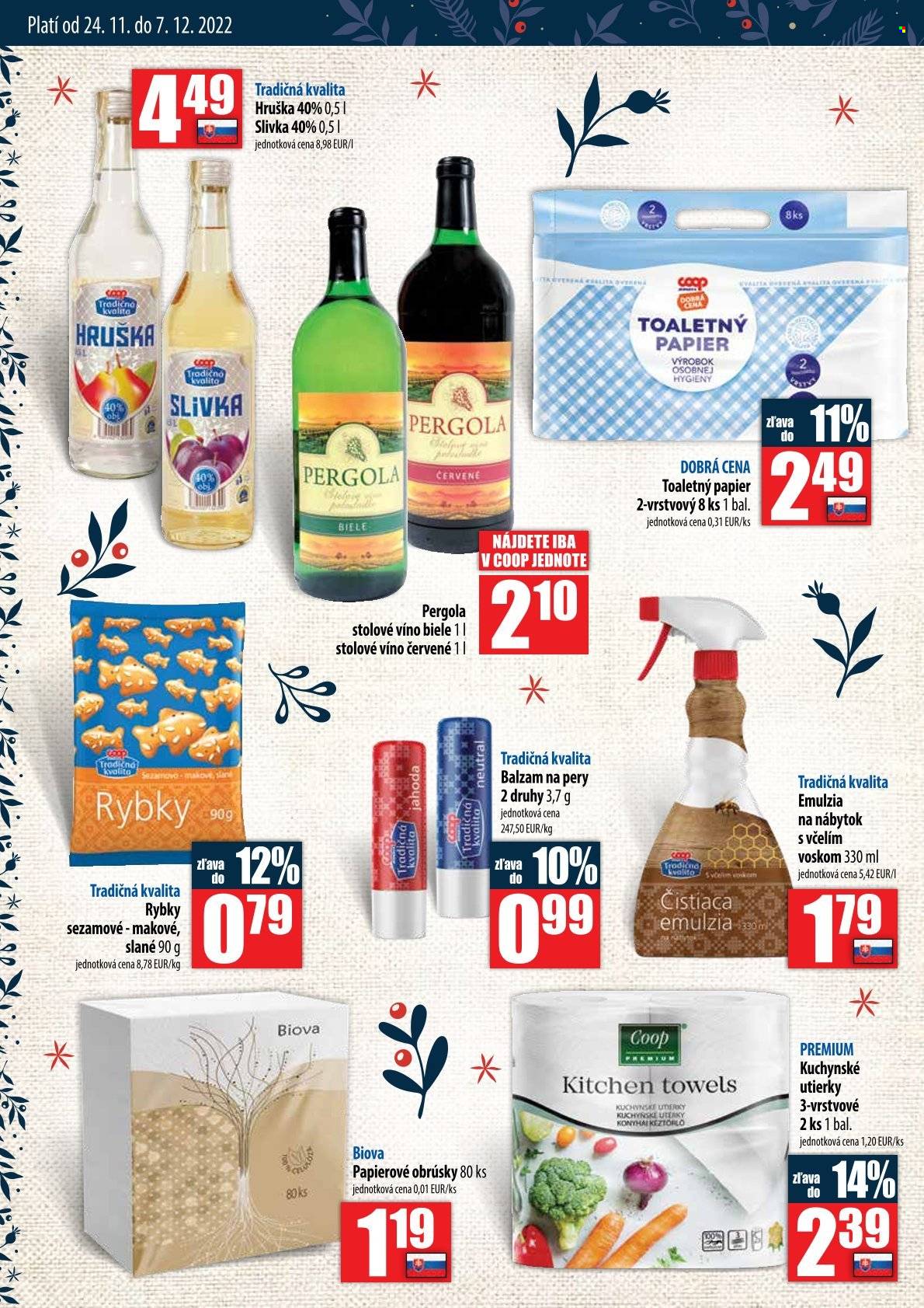 Leták COOP Jednota - 24.11.2022 - 7.12.2022. Strana 22