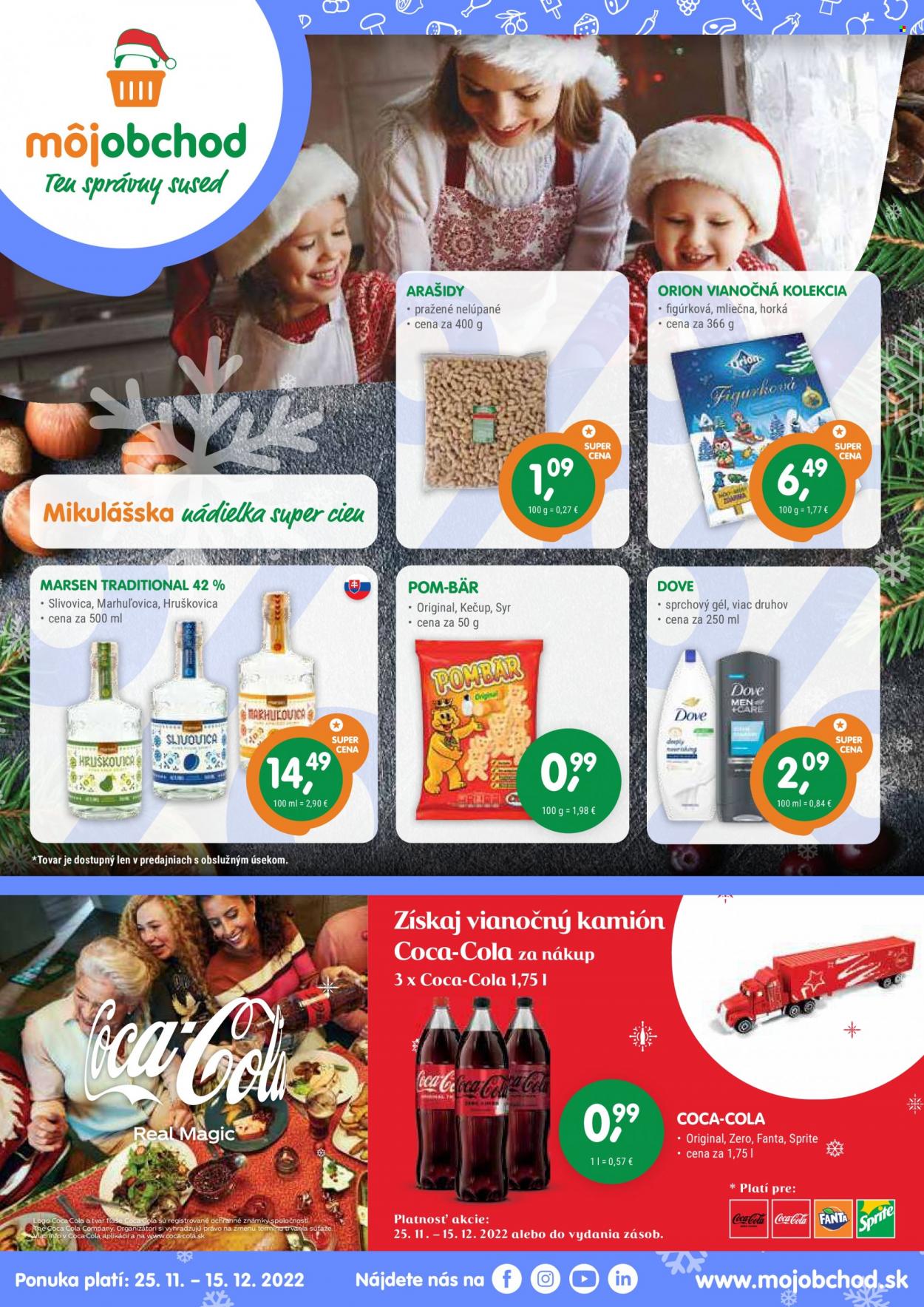 Leták Môj obchod - 25.11.2022 - 15.12.2022. Strana 1