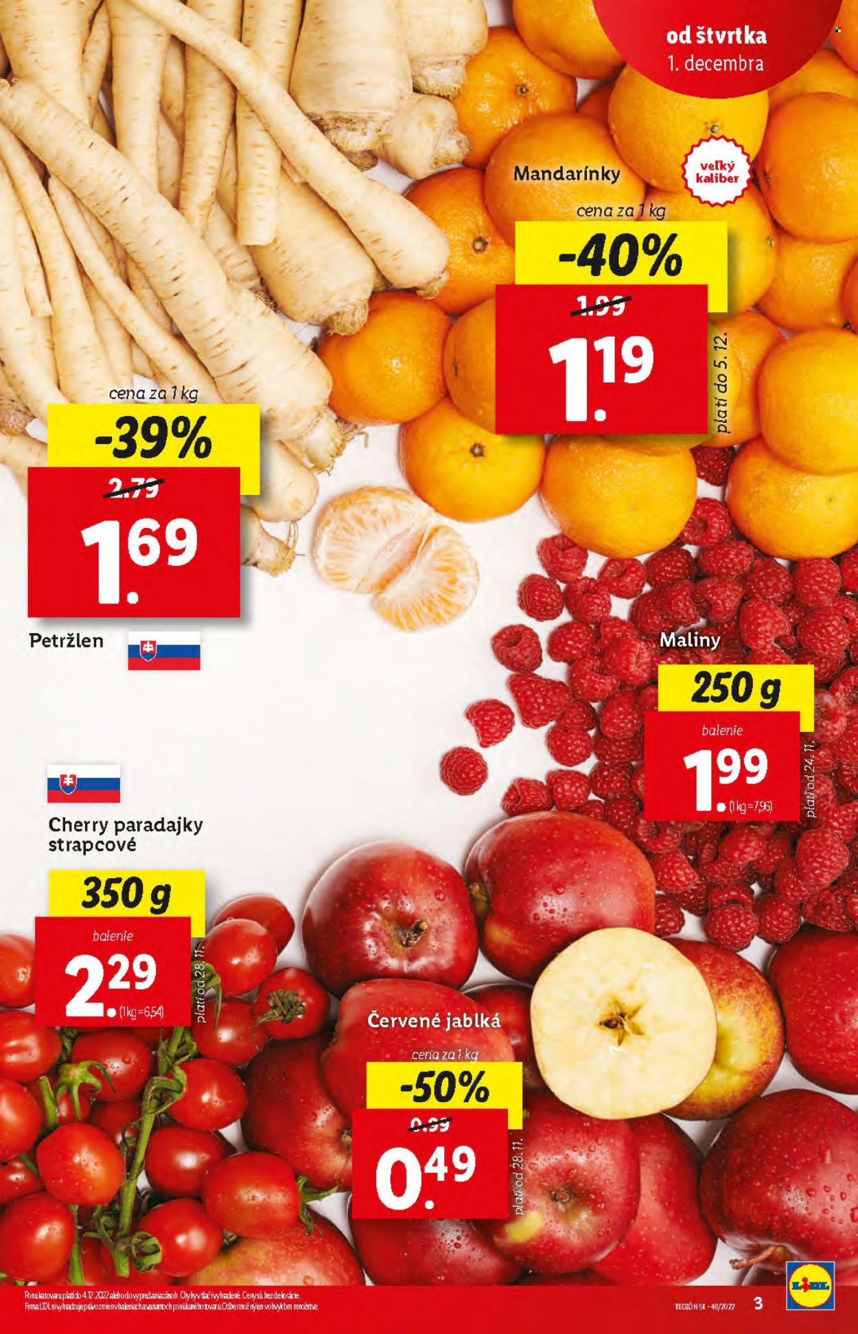 Leták Lidl - 1.12.2022 - 4.12.2022. Strana 3