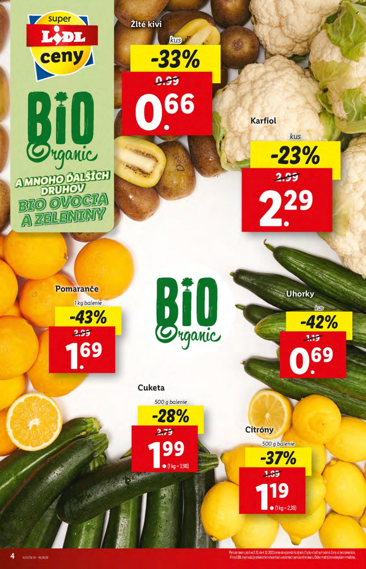 Leták Lidl - 1.12.2022 - 4.12.2022. Strana 4