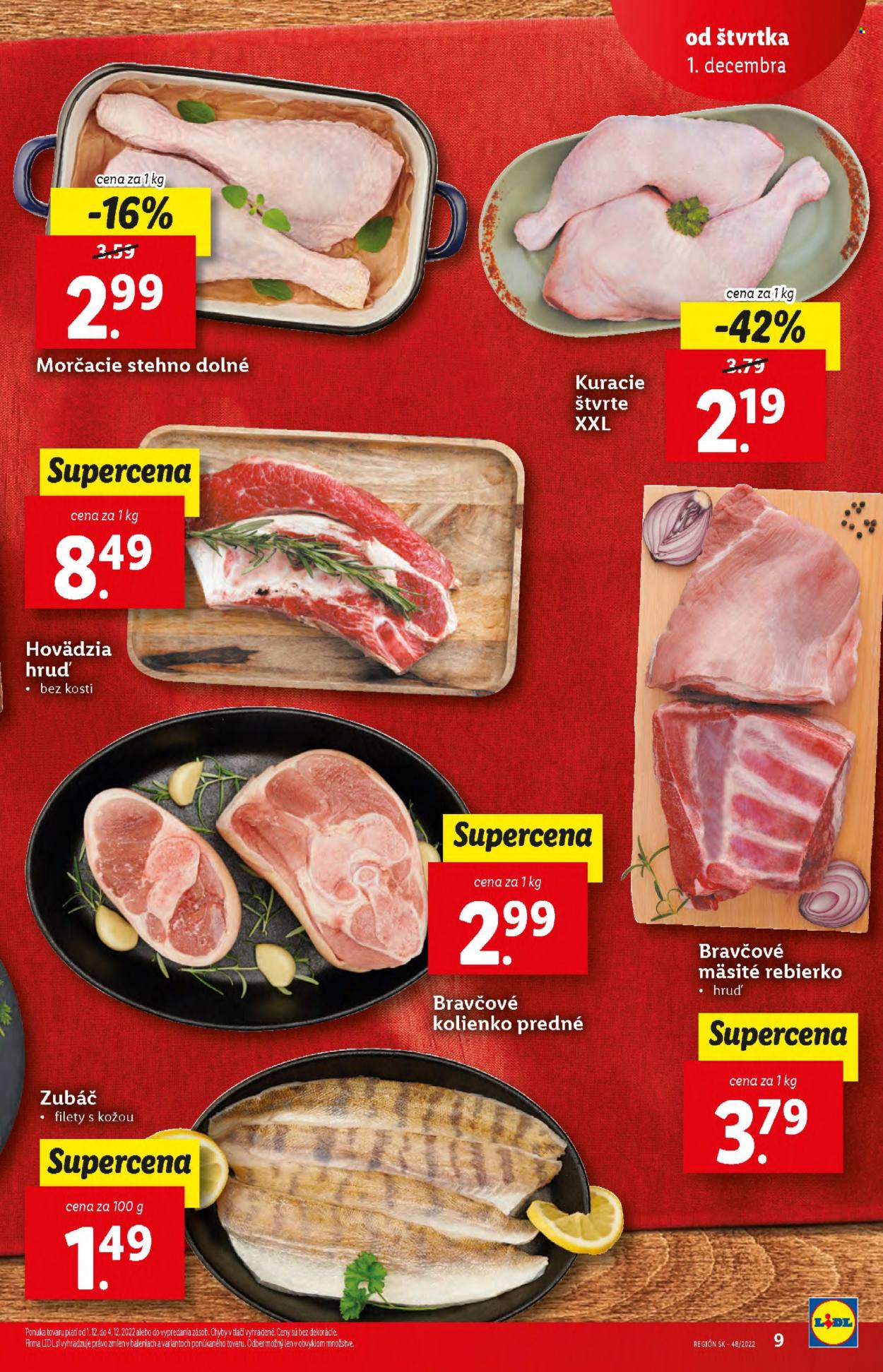 Leták Lidl - 1.12.2022 - 4.12.2022. Strana 9